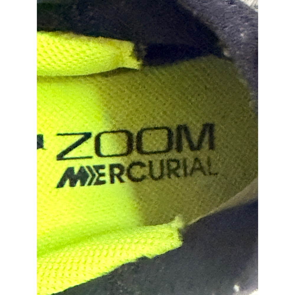 Nike Air Zoom Mercurial Turf Soccer Shoes Black Volt DJ5621-001 Kids 11C - Picture 4 of 6